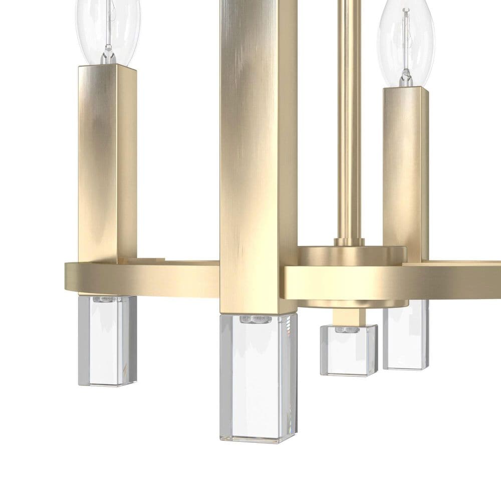 Hunter Sunjai 4-Light Semi-Flush Mount in Alturas Gold, , large