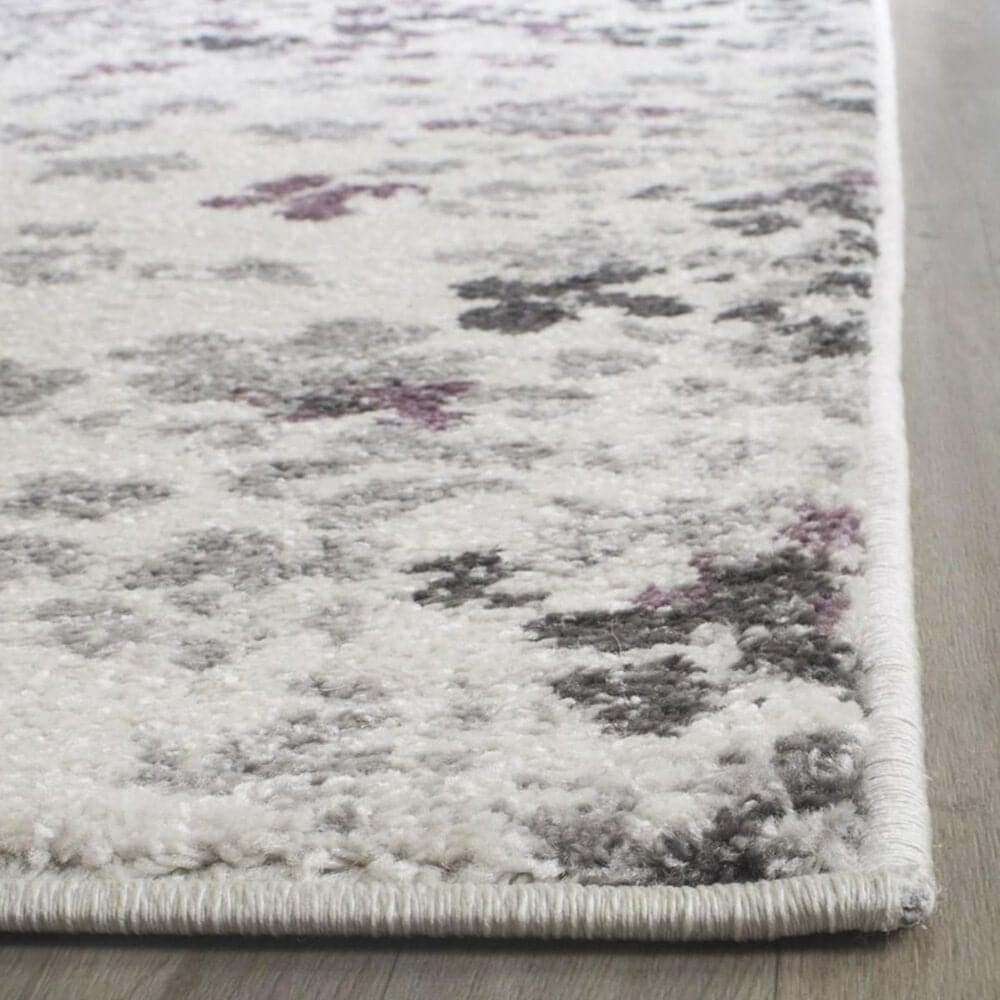 Safavieh Adirondack ADR115L 2&#39;6&quot; x 10&#39; Ivory and Purple Runner, , large