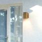 Vaxcel Lavage 1-Light Outdoor Wall Sconce in Honeycomb Gold, , large