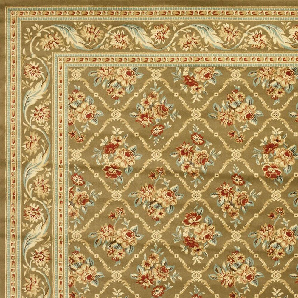 Safavieh Lyndhurst LNH556 2&#39;3&quot; x 12&#39; Green Runner, , large