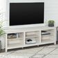 Walker Edison Essential 70" TV Stand in White Wash, , large