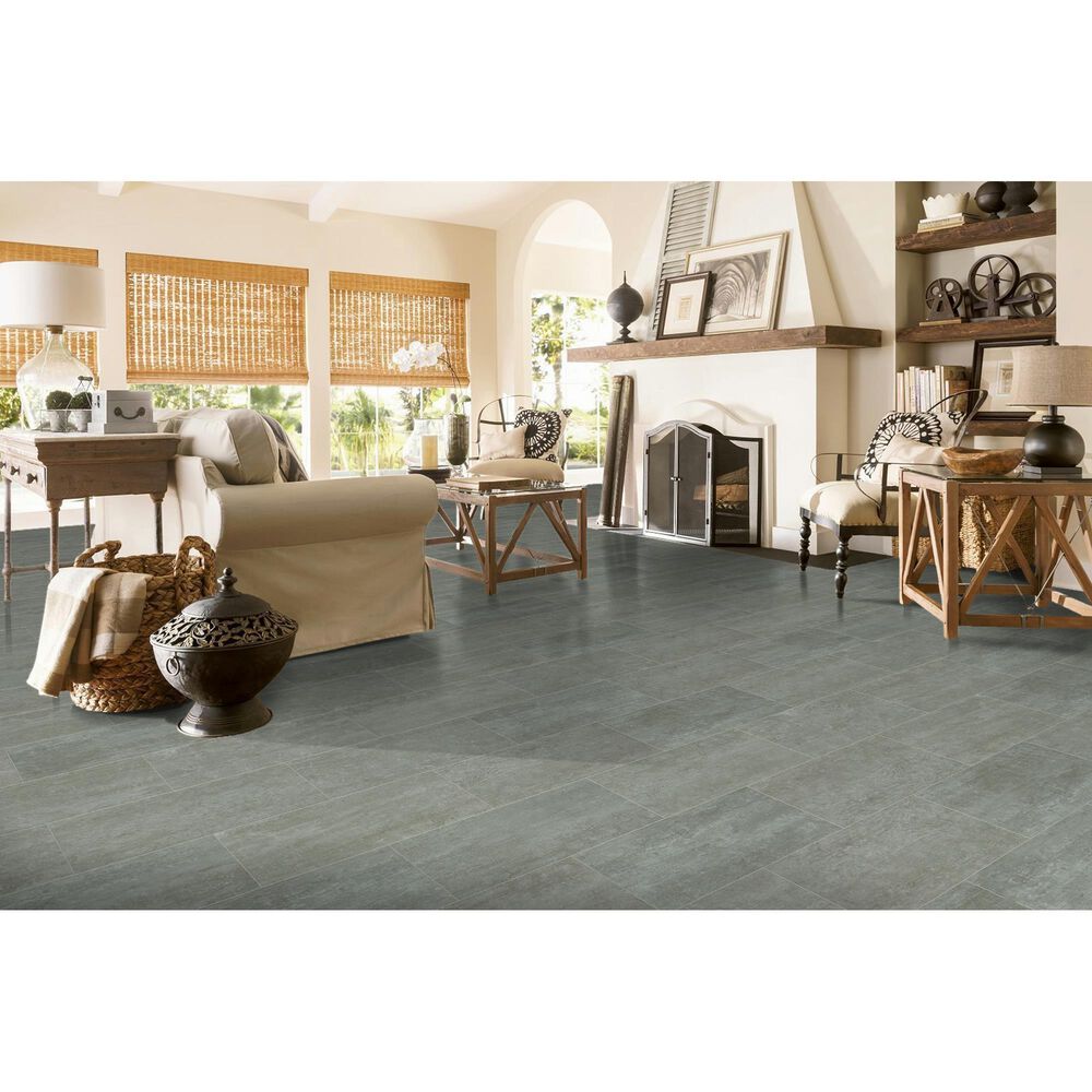 Robbins Hearthstone Cast Graywood 12&quot; x 24&quot; Engineered Stone Tile, , large