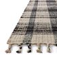 Magnolia Home Louie 5" x 7"6" Ivory and Black Area Rug, , large