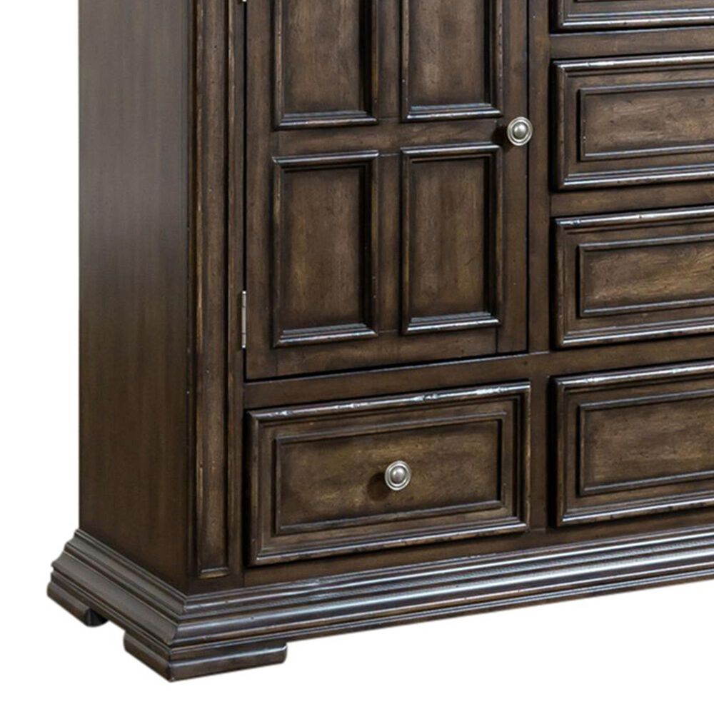 Liberty Furniture Big Valley 6-Drawer Dresser in Brownstone, , large