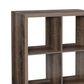 Linon Home Decor Galli 4-Shelf Bookcase in Grey, , large