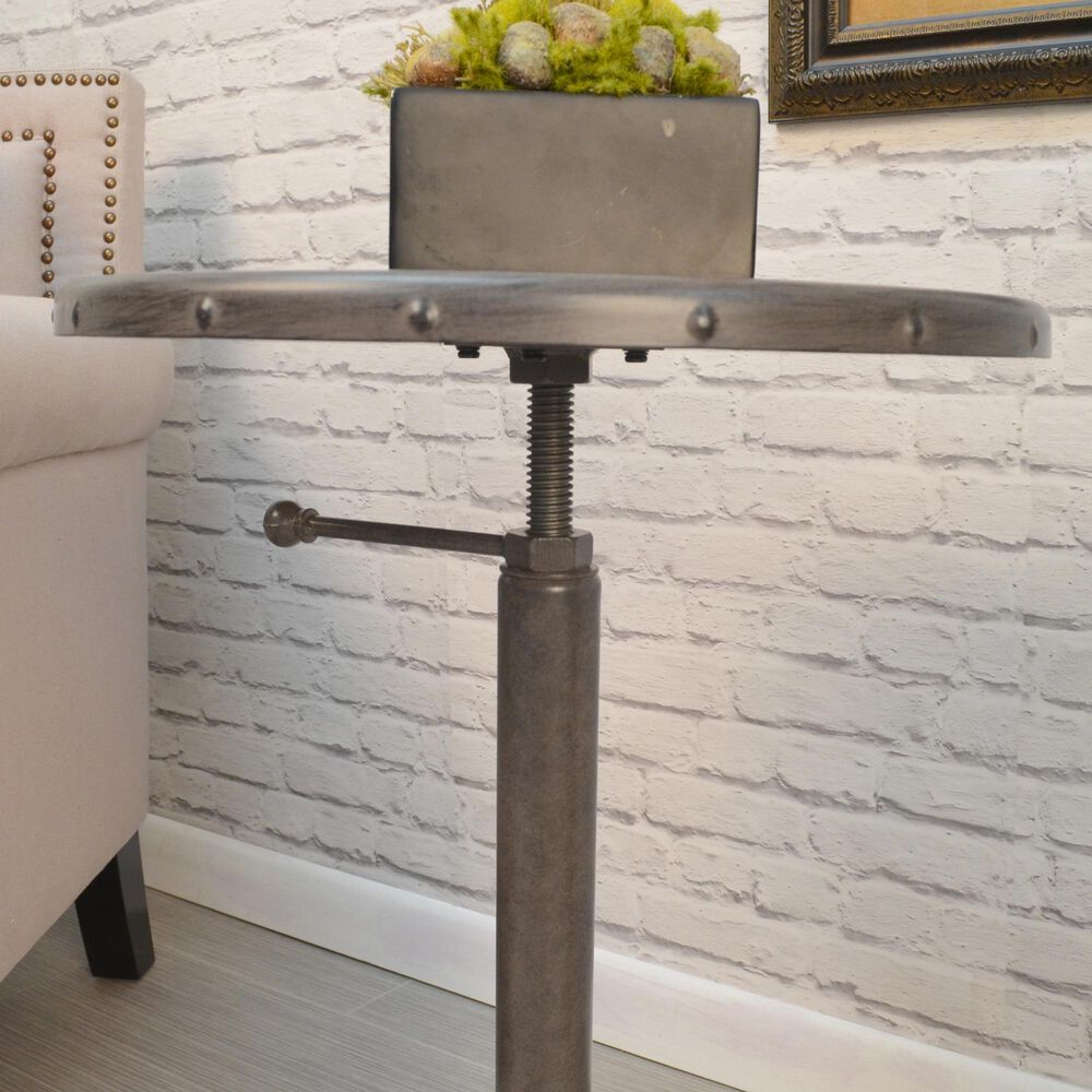 Carolina Chair and Table Irene Adjustable Vintage Table in Industrial, , large
