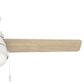 Hunter Aker 52" Ceiling Fan with LED Lights in Fresh White, , large