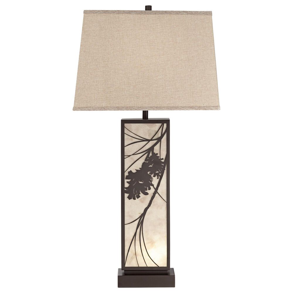 Pacific Coast Lighting Brookline Table Lamp with USB + Nightlight in Dark Bronze, , large