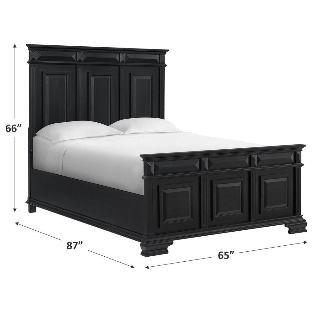 Mayberry Hill Bridgestone Queen Panel Bed in Black, , large