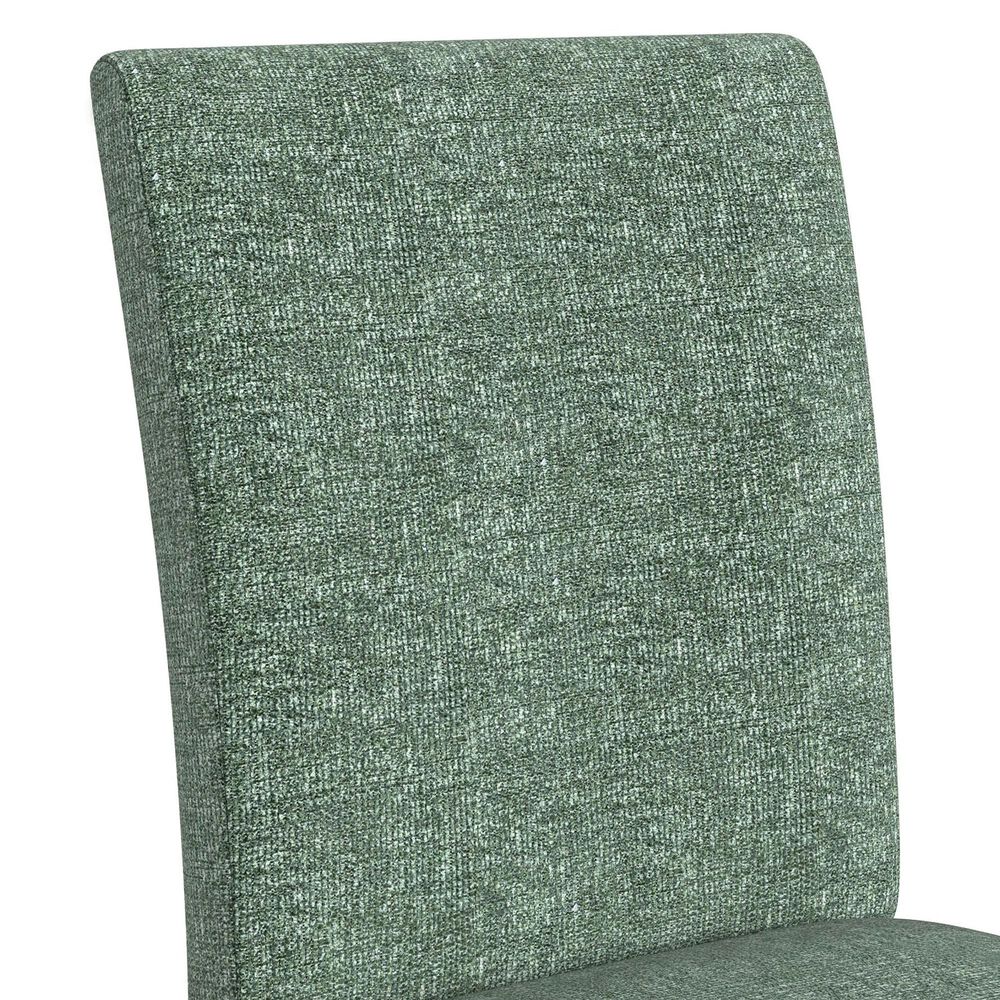37B Santa Barbara Dining Side Chair with Avocado Upholstered in Walnut, , large