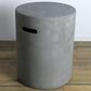 Elementi Fire Round Concrete Propane Tank Cover in Gray, , large