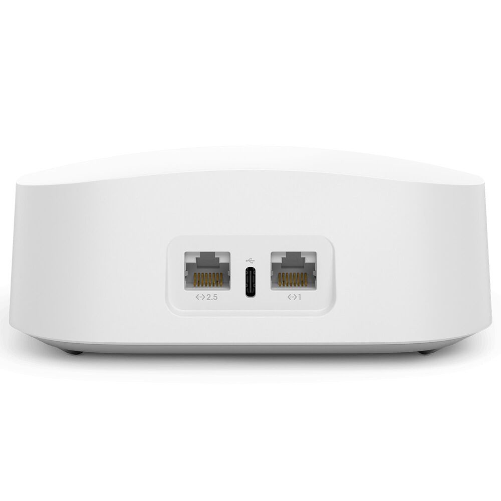 eero Pro 6E Mesh Wi-Fi 6E Router with 7 Mesh Wi-Fi 7 System in White, , large