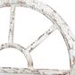 Maple and Jade 45" x 28" Wall Decor in Distressed White and Brown, , large