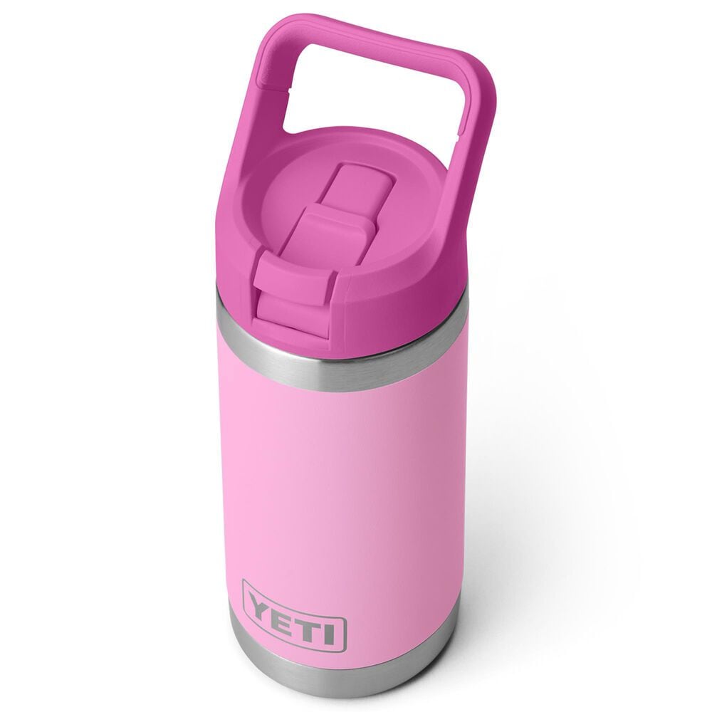 YETI Rambler Jr. 12 Oz Kids Water Bottle with Straw Cap in Power Pink and Wildflower, , large