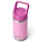 YETI Rambler Jr. 12 Oz Kids Water Bottle with Straw Cap in Power Pink and Wildflower, , large