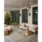 Loloi Saylor Ivory and Granite 11" x 15" Indoor/Outdoor Area Rug, , large