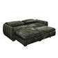 Primo International Tregenna Sofa Sleeper with Storage Chaise in Dunia Green, , large