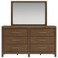 Millenium Cabalynn 4-Piece Queen Bedroom Set in Light Brown, , large