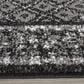Safavieh Adirondack ADR110A-4SQ 4" x 4" Black/Silver Square Rug, , large