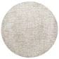 Surya Masterpiece Light Gray, Medium Gray and Cream 7"10" Round Area Rug, , large