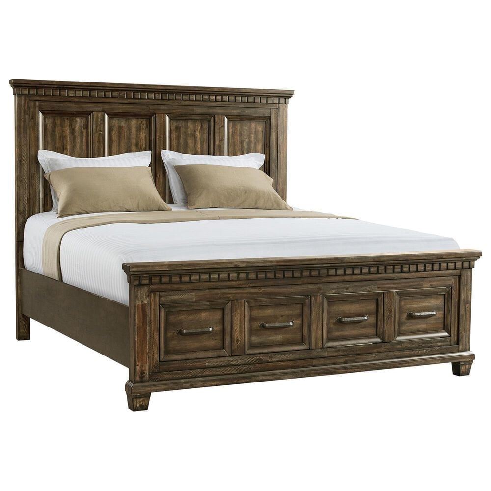 Mayberry Hill Mccoy King Storage Bed in Charcoal, , large