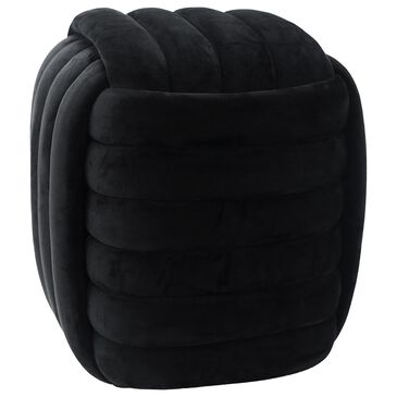 Sagebrook Home Machar 19" Knot Stool in Black, , large