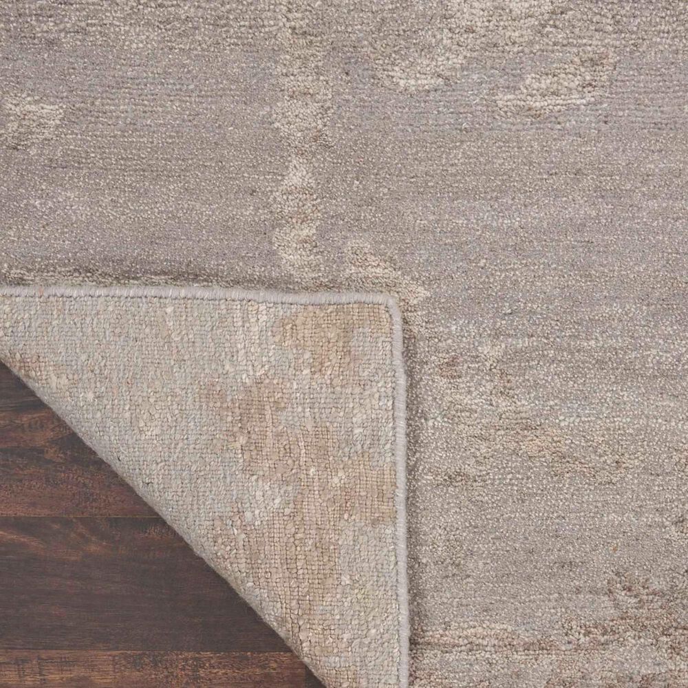 Nourison Silk Shadows SHA02 2&#39; x 3&#39; Silver Area Rug, , large