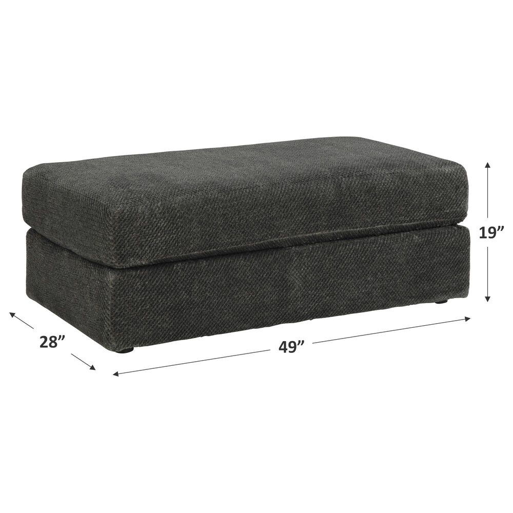 Ashley Karinne Oversized Accent Ottoman in Smoke, , large