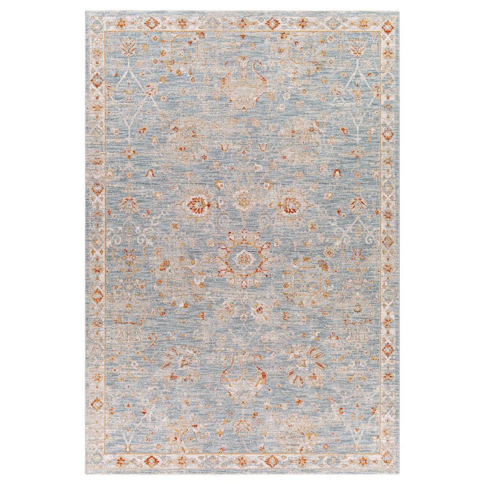 Surya Avant Garde 10" x 14" Orange, Blue and Beige Area Rug, , large