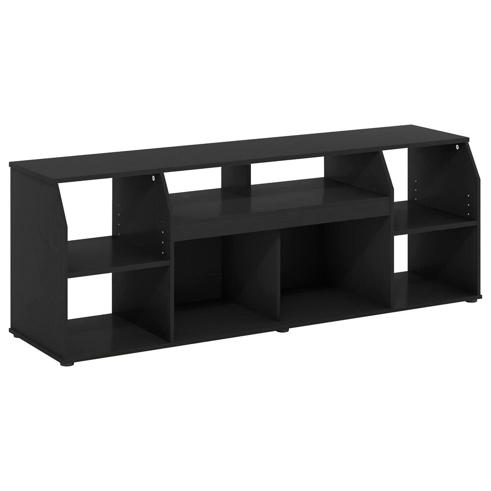 HOMLUX 59" TV Stand with LED Lights in Americano, , large
