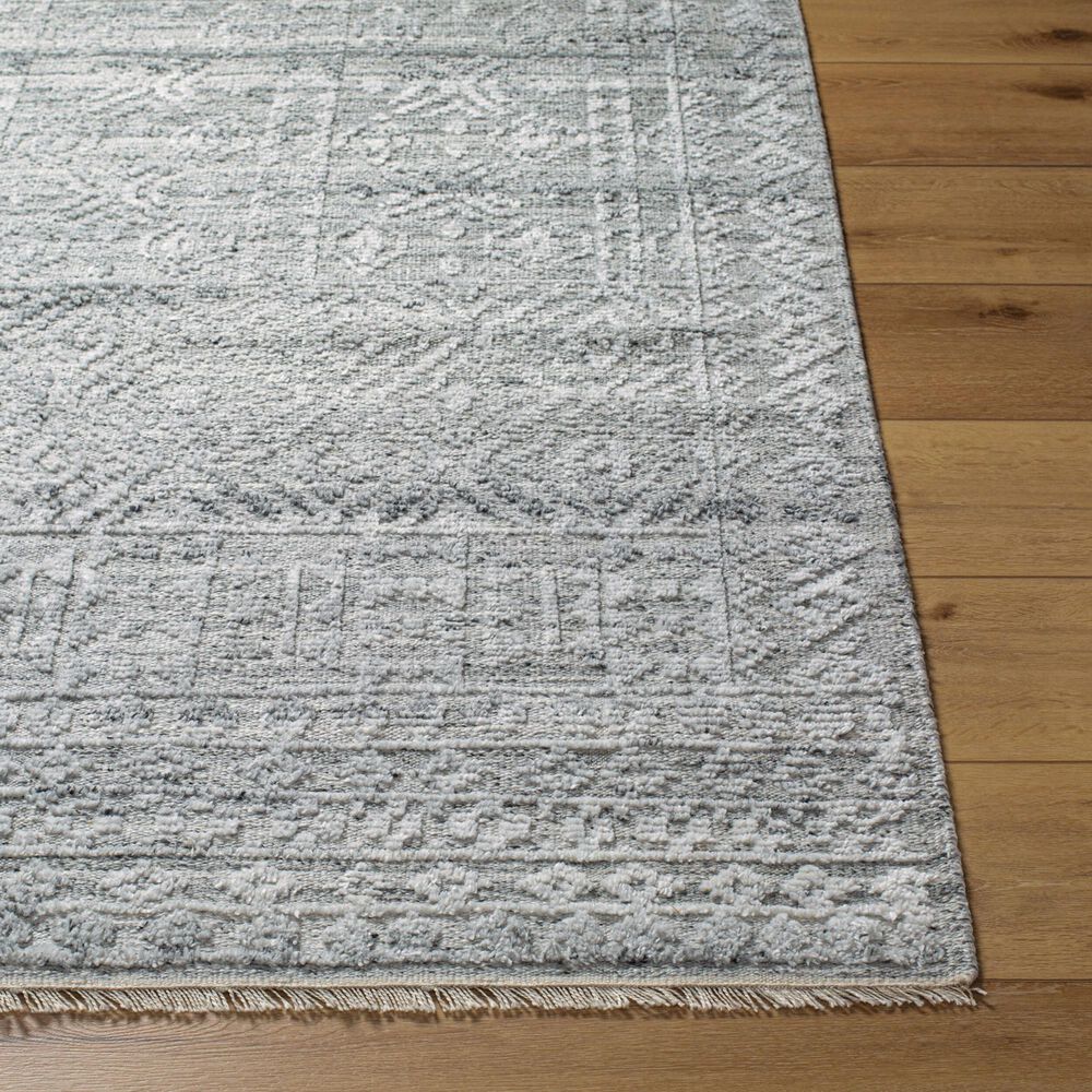 Surya Pompei Charcoal, Black, White, Light Slate, Beige and Teal 10&#39; x 14&#39; Area Rug, , large