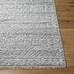 Surya Pompei Charcoal, Black, White, Light Slate, Beige and Teal 10" x 14" Area Rug, , large