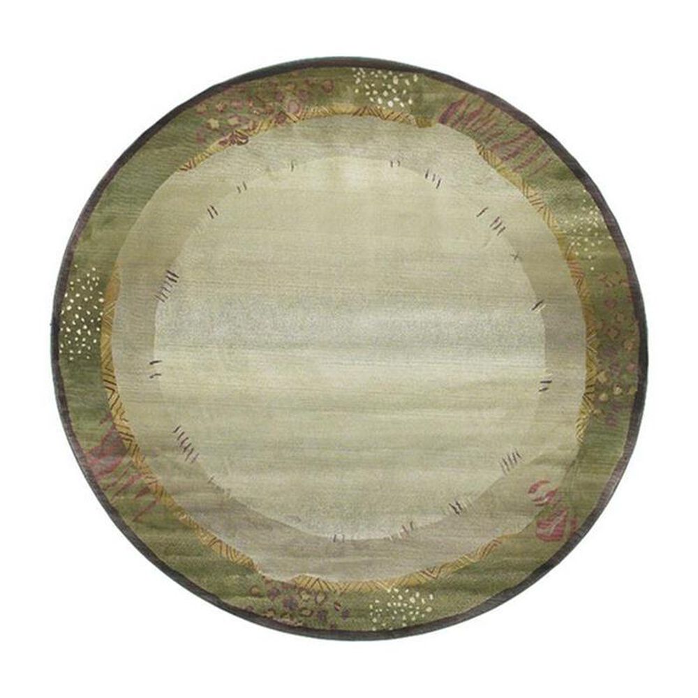 Oriental Weavers Generations 112G 8' Round Tan Area Rug, , large