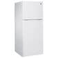 GE Appliances 11.6 Cu. Ft. Top Freezer Refrigerator in White, , large