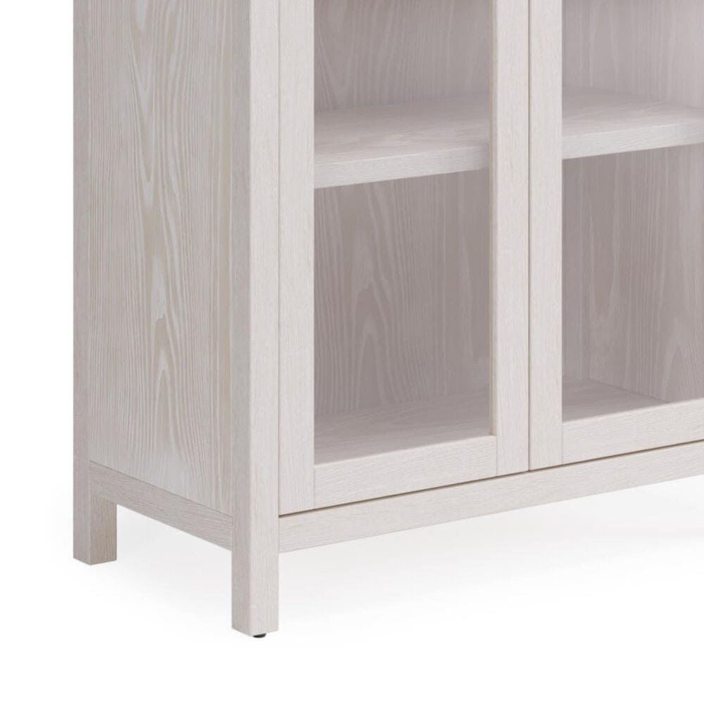 Urban Home Drake Glass Door Wooden Bookcase in Sugar, , large