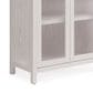 Urban Home Drake Glass Door Wooden Bookcase in Sugar, , large