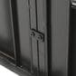 HOMLUX 61" Extra Large Heavy Duty Metal Dog Crate for Large Dogs in Black, , large
