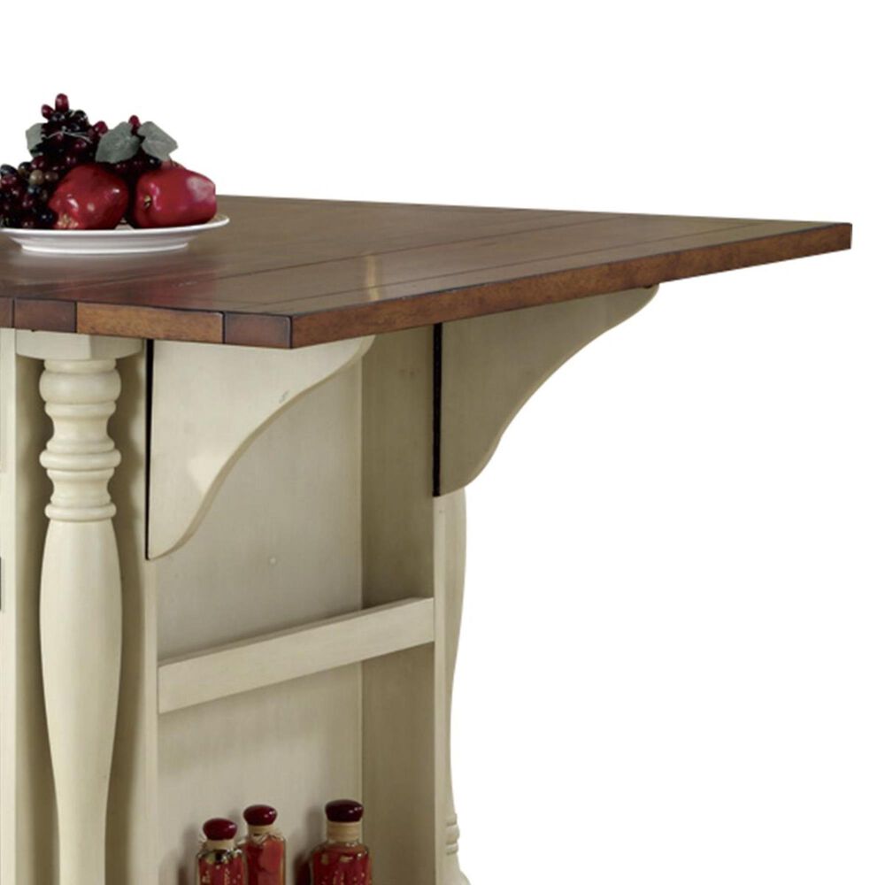 Pacific Landing Two-Tone Kitchen Island, , large