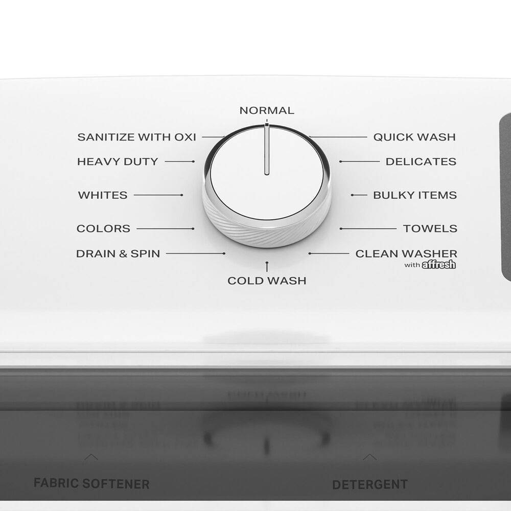 Whirlpool 4.2 - 4.3 Cu. Ft. Top Load Washer with 2-in-1 Removable Agitator and Soft Close Glass Lid in White, , large