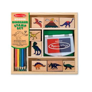 Melissa & Doug Dinosaur Stamp Set, , large