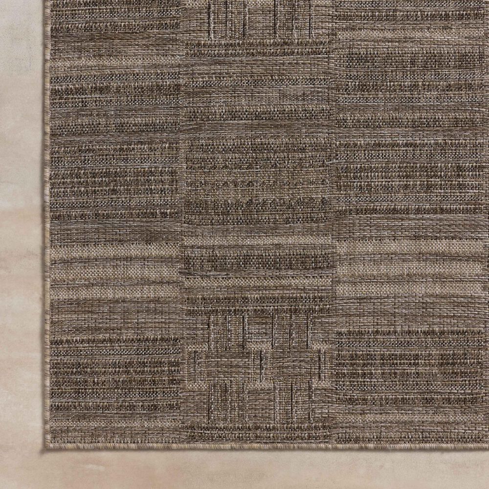 Loloi II Birch 5&#39; x 7&#39;3&quot; Natural and Beige Indoor/Outdoor Area Rug, , large