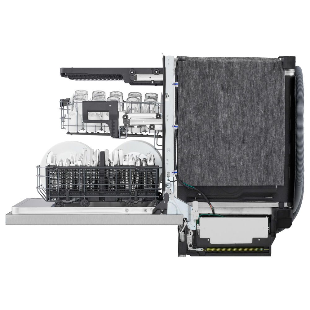 LG 24" Built-In Pocket Handle Dishwasher with SteamAssist in PrintProof Stainless Steel, , large