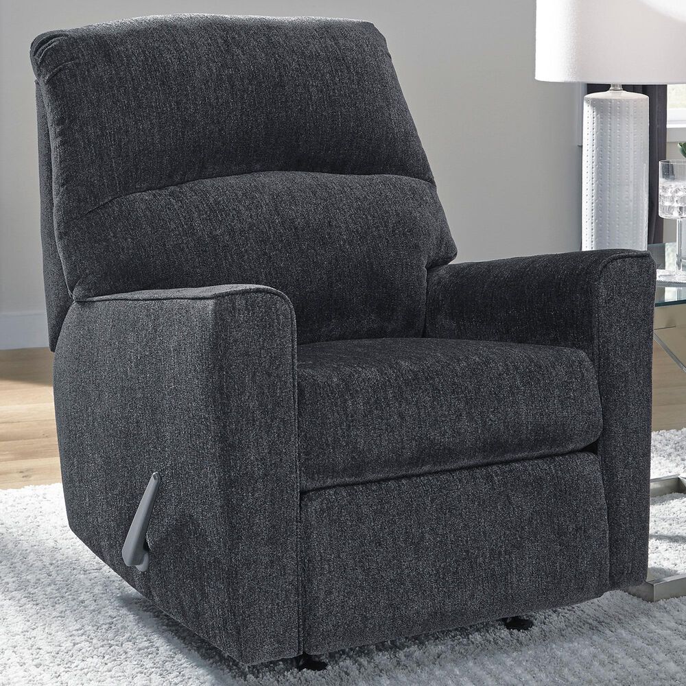 Ashley Altari Manual Rocker Recliner in Slate, , large