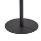 Adesso Crater End Table in Black and Walnut, , large