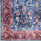Nourison Grand Washables 2" x 4" Blue Brick Area Rug, , large