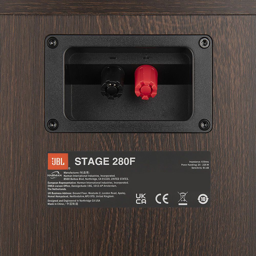 JBL Stage 2 8&quot; 2.5-Way Dual Floorstanding Loudspeaker in Espresso, , large