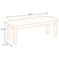 Ashley Haddigan Large Upholstered Dining Bench in Dark Brown, , large