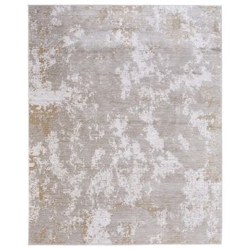 Feizy Sonora 5" x 7"6" Ivory and Beige Area Rug, , large