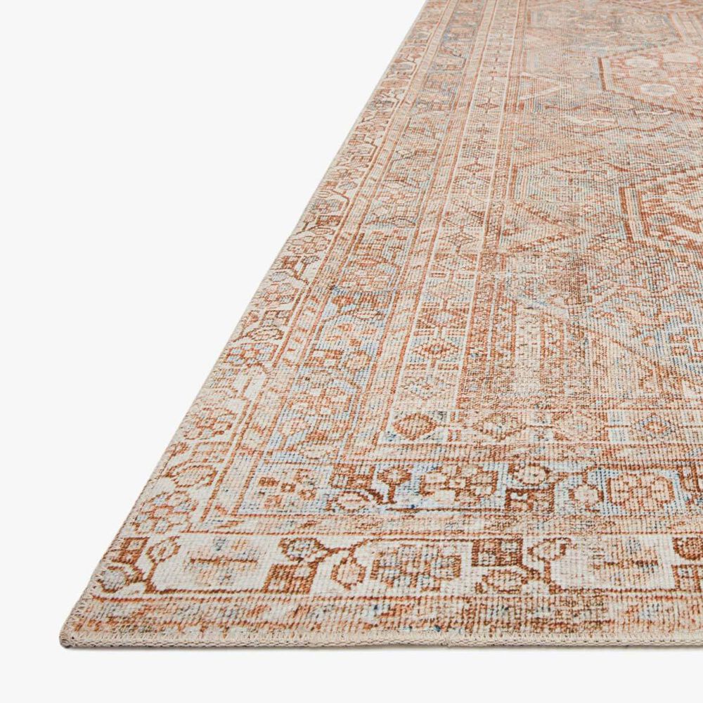 Chris Loves Julia x Loloi Jules 9&#39;6&quot; x 14&#39; Tangerine and Mist Area Rug, , large