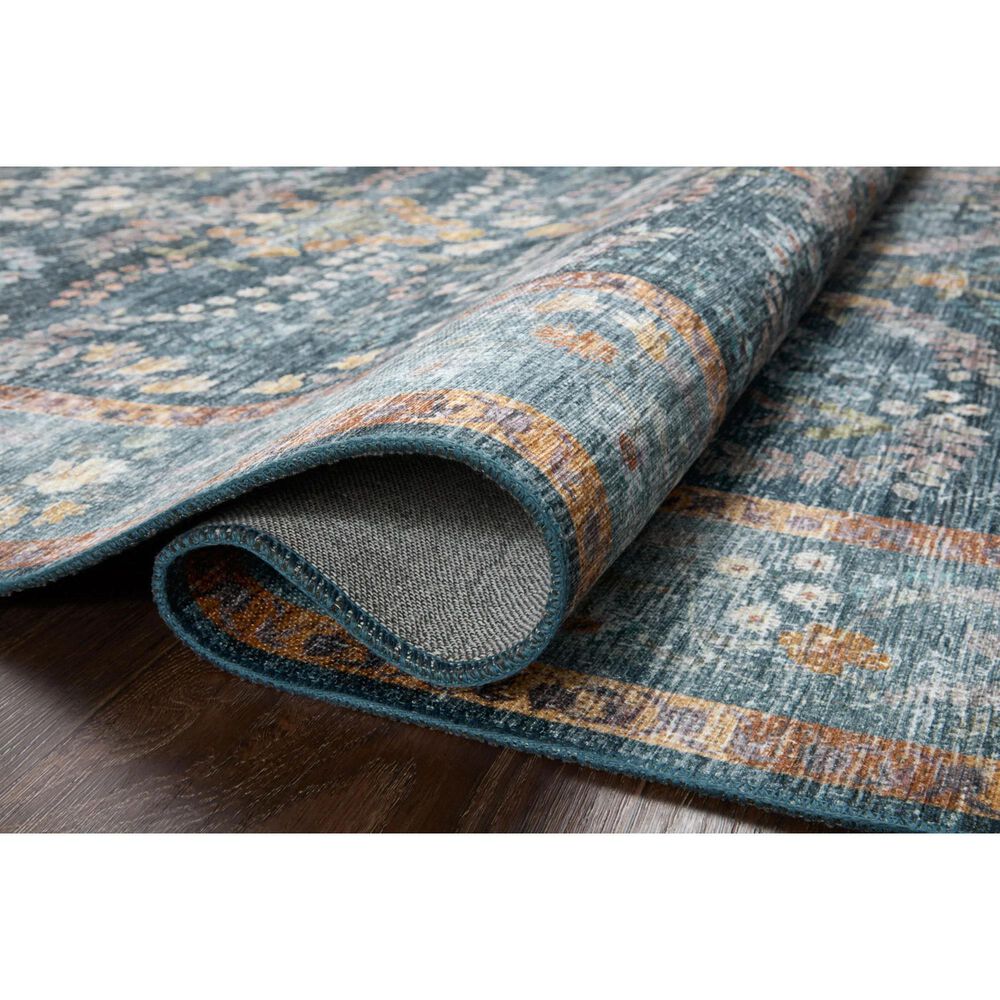 Rifle Paper Co. Palais 7&#39;6&quot; x 9&#39;6&quot; Navy Area Rug, , large